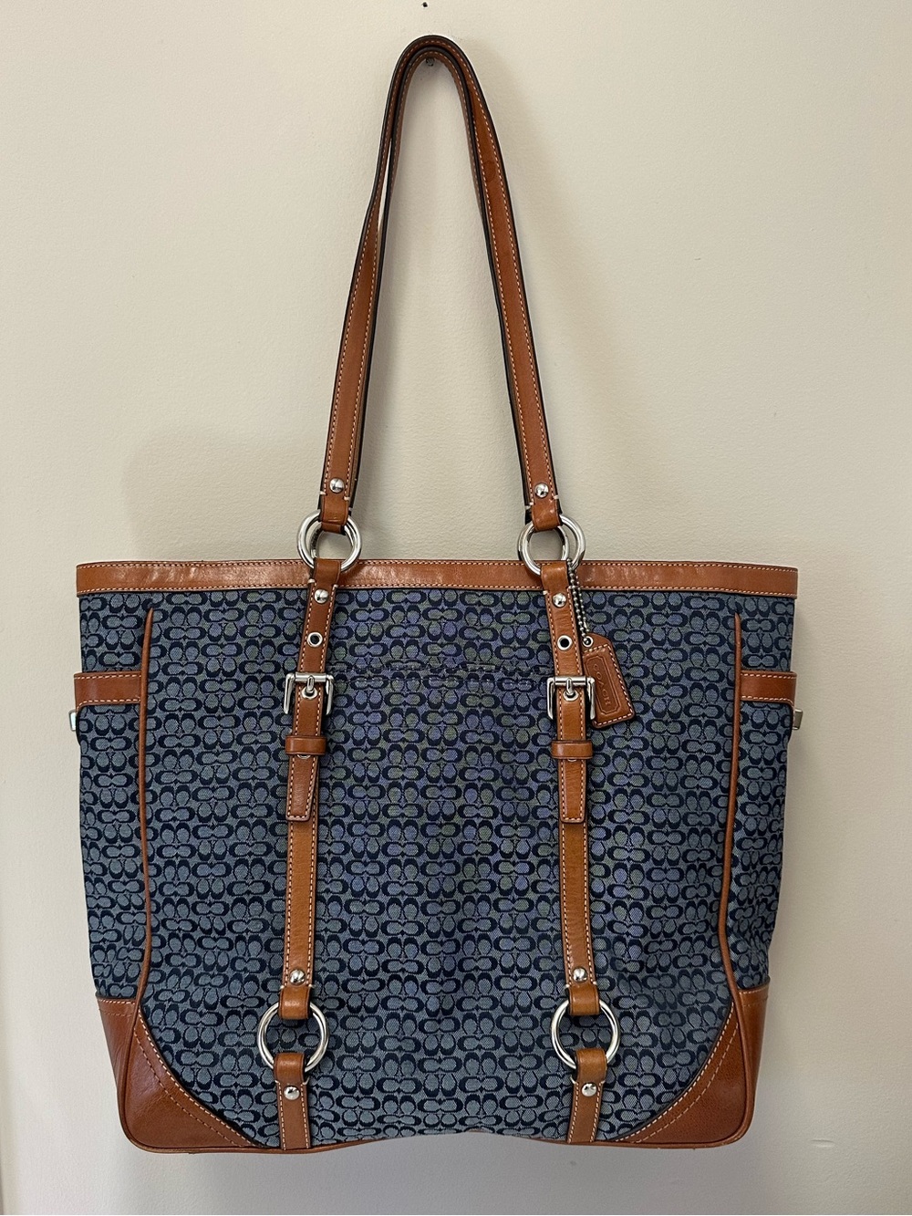 Coach Gallery Turn-Lock Tote Bag